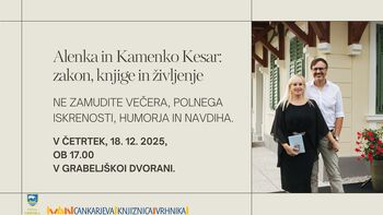 Alenka in Kamenko Kesar: zakon, knjige in življenje