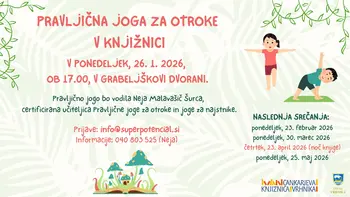 Pravljična joga za otroke v knjižnici