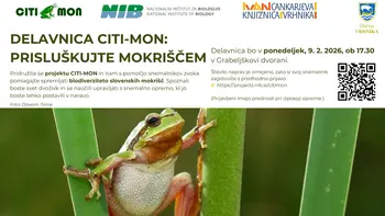 Delavnica CITI-MON: Uporaba občanske znanosti in zvočne krajine  za spremljanje biodiverzitete mokrišč