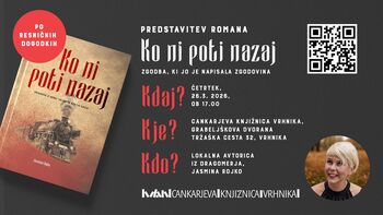 Jasmina Rojko - Predstavitev knjige: Ko ni poti nazaj