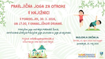 Pravljična joga za otroke v knjižnici