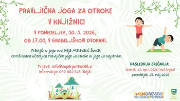 Pravljična joga za otroke v knjižnici