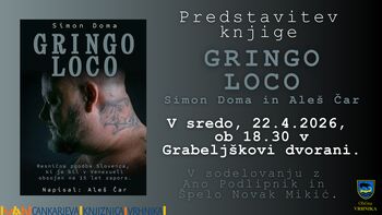 Simon Doma in Aleš Čar – Predstavitev knjige: Gringo Loco