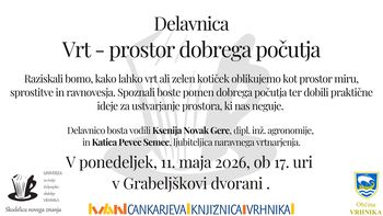 U3ŽO Vrhnika – Vrt- prostor dobrega počutja