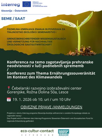  Konferenca: Prehranska neodvisnost v luči podnebnih sprememb