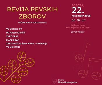 Revija pevskih zborov Občine Miren-Kostanjevica