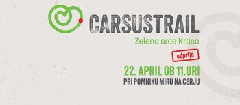 Odprtje pohodniške poti Carsus trail, sreda 22.4.2026 ob 11.uri