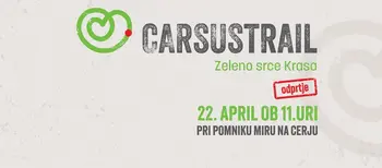 Odprtje pohodniške poti Carsus trail, sreda 22.4.2026 ob 11.uri
