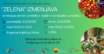 »Zelena« izmenjava semen, pridelkov, rastlin in presežkov pridelkov »Zelena« izmenjava semen, pridelkov, rastlin in presežkov pridelkov