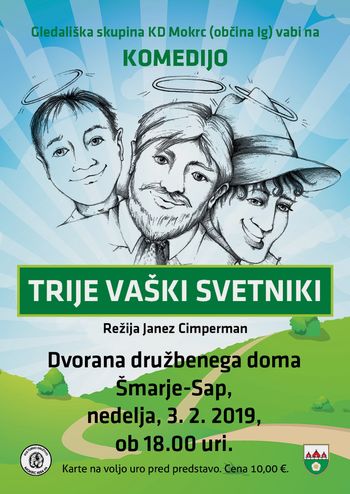 Trije vaški svetniki v Šmarju-Sap
