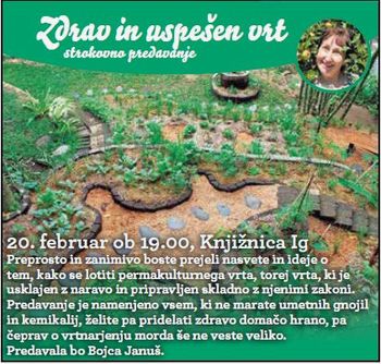 Predavanje; zdrav in uspešen vrt