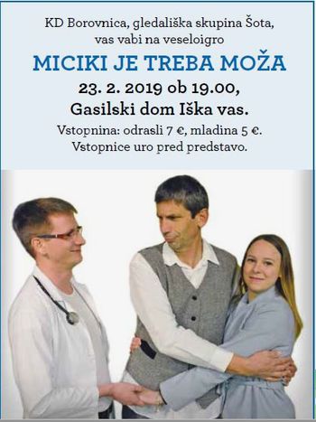 Miciki je treba moža