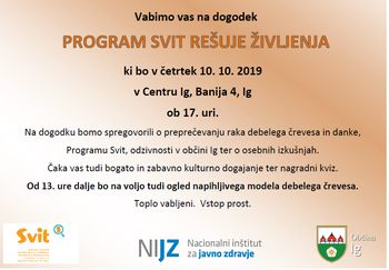 Program Svit rešuje življenja