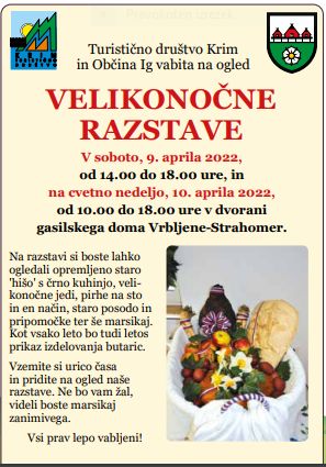 Vabljeni na velikonočno razstavo v Vrbljene