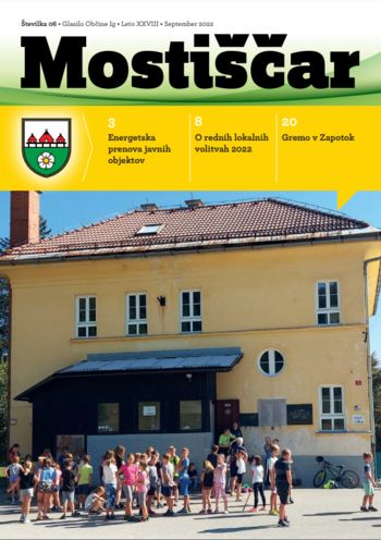 Izšla septembrska številka Mostiščarja