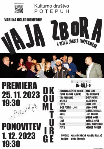 Komedija: Vaja zbora - RAZPRODANA