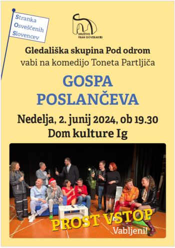 Komedija: Gospa poslančeva
