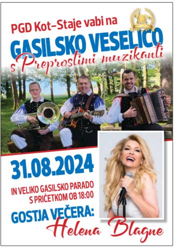 Gasilska veselica PGD Kot - Staje