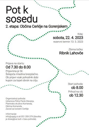 Pot k sosedu - dobrodelni pohod 