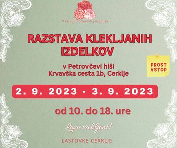 RAZSTAVA KLEKLJANIH IZDELKOV