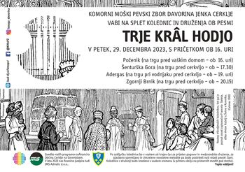 TRJE KRAL HODJO - splet kolednic in druženje
