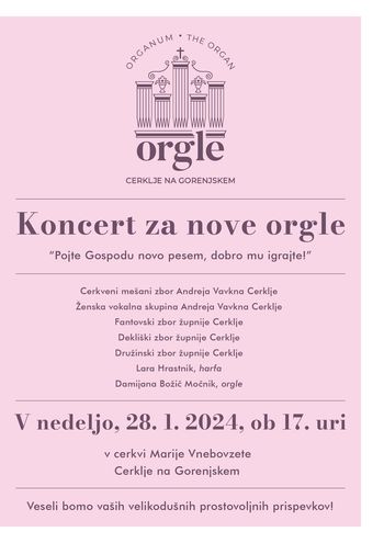Koncert za nove orgle