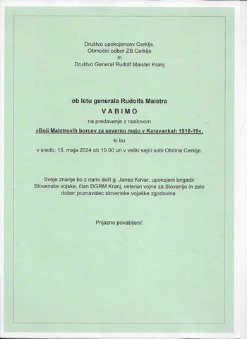 Boji Maistrovih borcev za severno mejo v Karavankah 1918-19