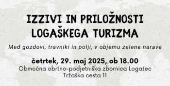 VABILO na strokovni posvet: Izzivi in priložnosti turizma v Logatcu