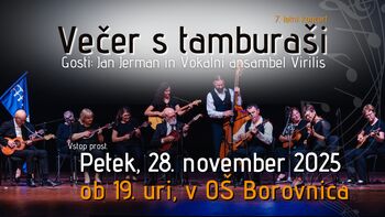 Tamburaši Borovnica vabijo na 7. letni koncert