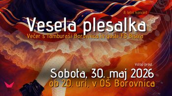 Vesela plesalka - Večer s Tamburaši Borovnica in gosti
