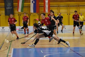 Zlato se je izmuznilo za las: borovniški floorballisti po srhljivi končnici do srebra v Ligi treh narodov