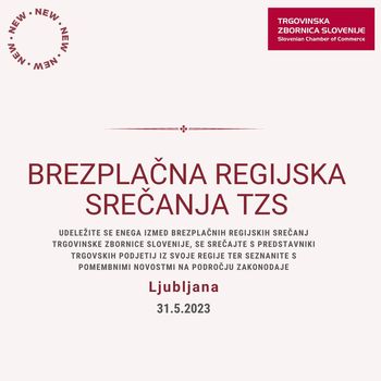 Brezplačno regijsko srečanje TZS v Ljubljani I