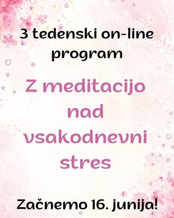 Z meditacijo nad vsakdanji stres