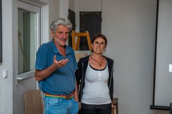 Tomo Križnar in Bojana Pivk Križnar v Medgeneracijskem centru Prebold