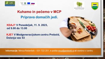 Vljudno vabljeni na prijetno kuharsko delavnico Vljudno vabljeni na prijetno kuharsko delavnico