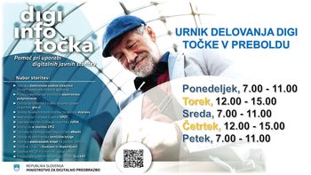 Urnik delovanja Digi točke v Preboldu