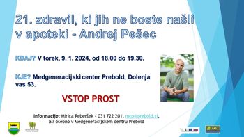 21. zdravil, ki jih ne boste našli v apoteki - Andrej Pešec
