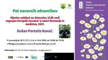 Pet naravnih zdravnikov -  nasveti nagrajenega priznanega slovenskega strokovnjaka na področju medicine in fizioterapije.