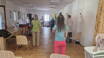 Delavnice z Dušanom Portatisom Kovačem v Medgeneracijskem Centru Prebold