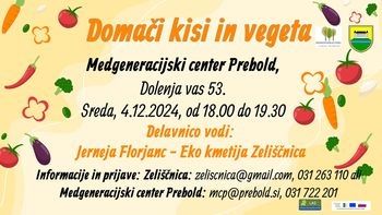 Narava v vaši kuhinji. Domači kisi in domača vegeta