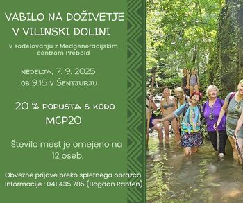 VABILO NA DOŽIVETJE V VILINSKI DOLINI 