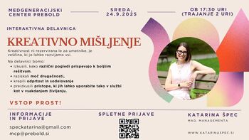 Od ideje do rešitve – moč kreativnega mišljenja Od ideje do rešitve – moč kreativnega mišljenja