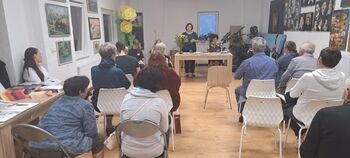 Literarno glasbeni večer z otvoritvijo slikarske razstave Milene Šimunič Literarno glasbeni večer z otvoritvijo slikarske razstave Milene Šimunič