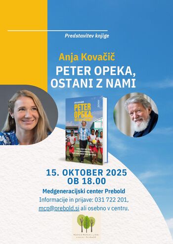 Peter Opeka ostani z nami - Predstavitev knjige