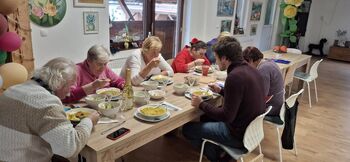 Kuharska delavnica, praznovanje in obisk Inštituta Antona Trstenjaka