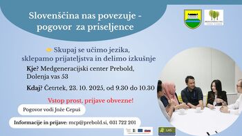 Slovenščina nas povezuje – pogovorni klub za priseljence