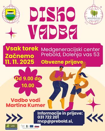 DISCO VADBA za telo in dušo