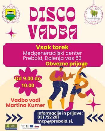 DISCO VADBA za telo in dušo