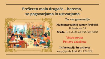 Prešeren malo drugače - beremo, se pogovarjamo in ustvarjamo 