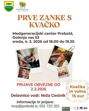 Prve zanke s kvačko Prve zanke s kvačko